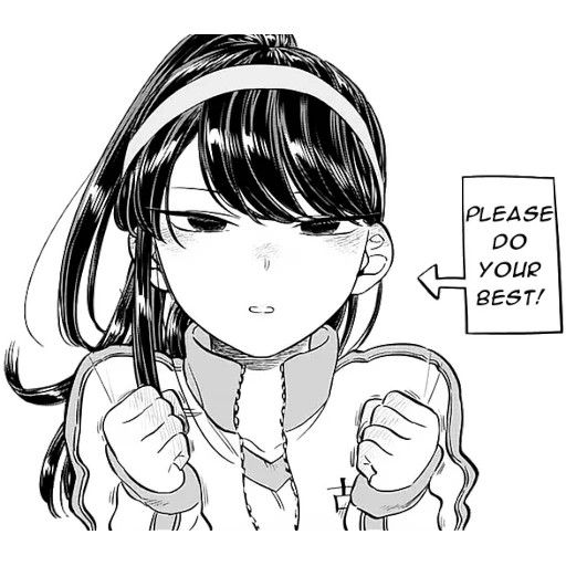 foto, anime girls, komi san manga, manga shouko komi, komi san wayomyushou desu anime