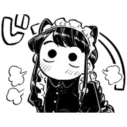 picture, komi-san, komi san, komi shouko, anime drawings are cute