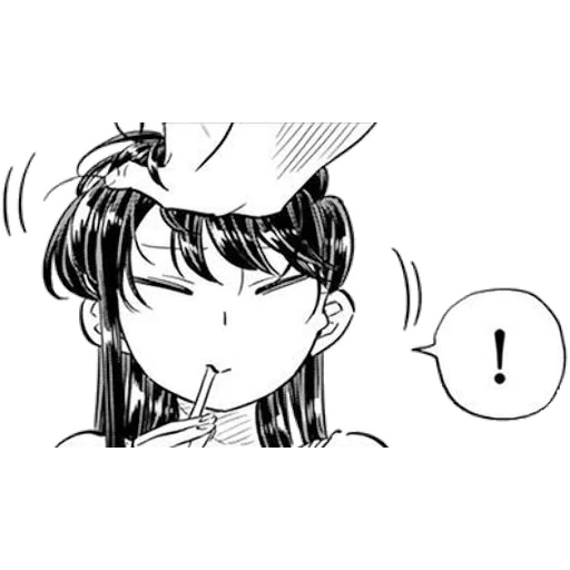 komi san, anime creative, dialogue caricatural, komisamanga, personnages de bande dessinée