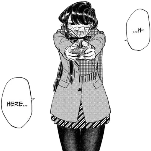 manga, immagine, anime artistiche, manga girl anime, komi san mang tadano