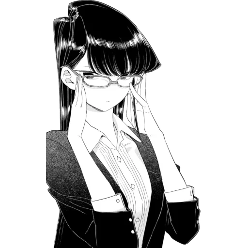 gambar, komi san, komi san manga, karakter anime, shouko komi art