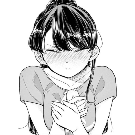 manga, figura, animación cómica, komi sang manga, komi shouko manga