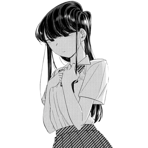 figure, komisamanga, anime fille manga, anime de komi san wa komyushou desu