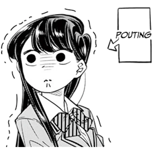 manga, figura, komi hill, komi san tg, dibujos cómicos