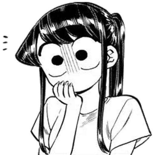 picture, anime drawings, anime girl, komi cant communicate, anime drawings of girls