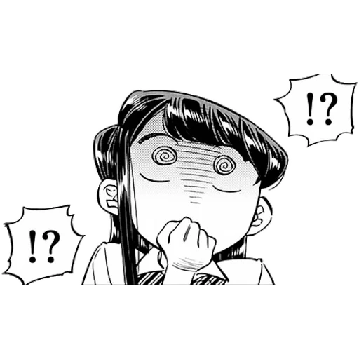 mangá, komi san, mangá de anime, manga komi san, komi san está tremendo