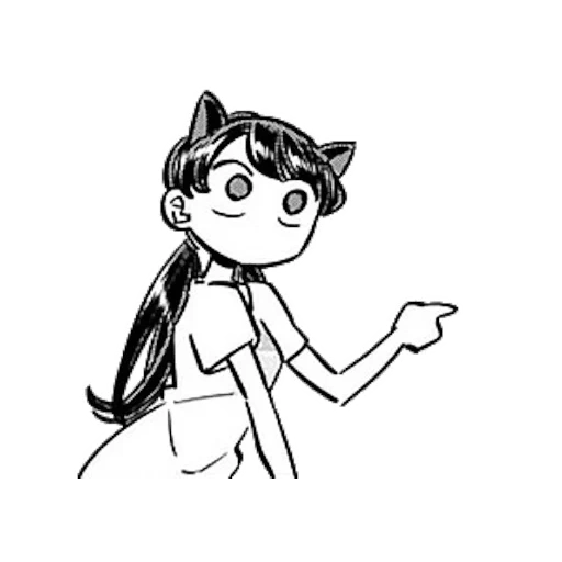 komi, anime, komi san, anime drawings