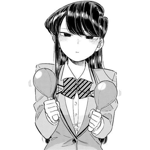 manga, montaña wu kemi, komi shouko, komi sang manga, animación komi san wa komyushou desu