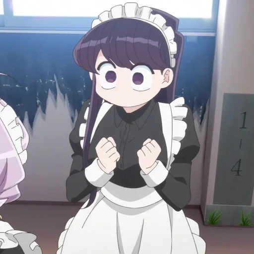 animation, komi san, cartoon cute, komi san wa, cartoon characters