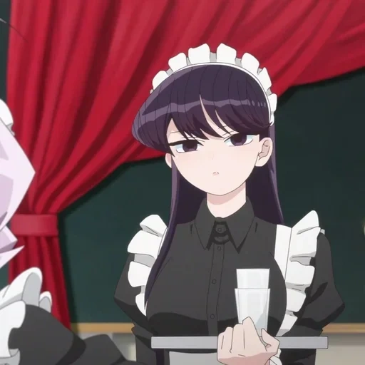 alice, la femme de ménage de l'anime, personnages d'anime, sainte vierge de komi, maid shouko komi