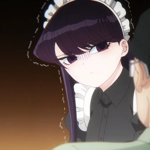 komi san, komi shouko, персонажи аниме, komi san горничная, коми сан горничная