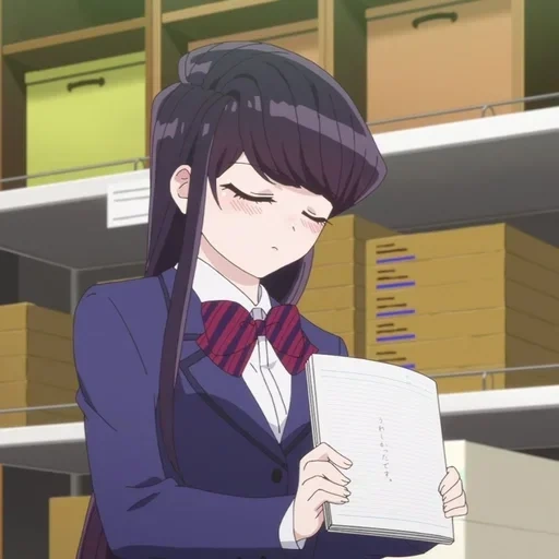 аниме, komi san, komi shouko, персонажи аниме