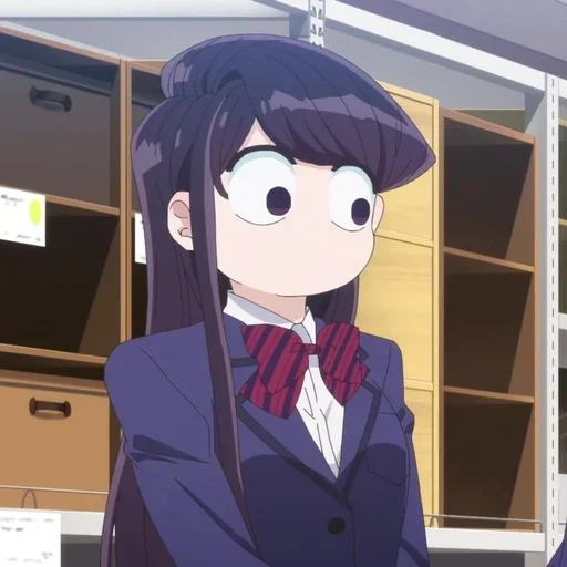 parker, komi, komi shouko, karakter anime, kangmeisheng anime stills