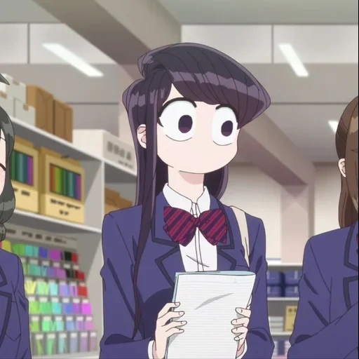 komi, animation creativity, komi shouko, cartoon characters, komi san cant communication 2nd season