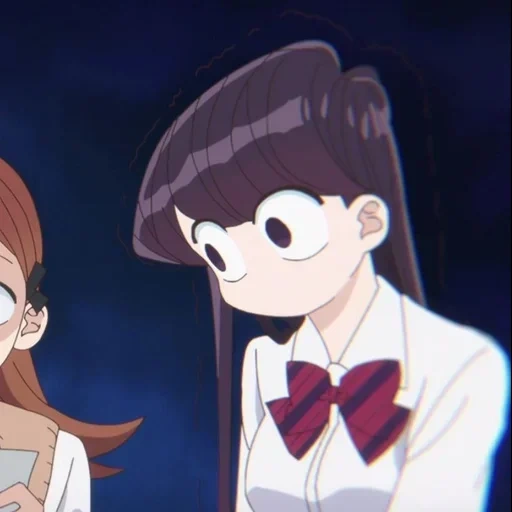 animation, lovely cartoon, sanza animation, komi shouko, anime moment