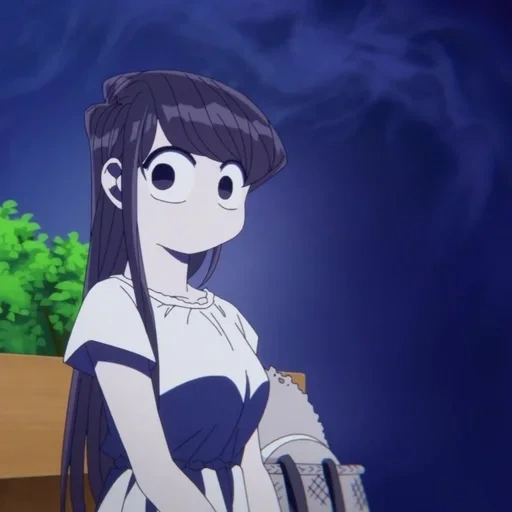 animation, animation creativity, komi shouko, cartoon characters, komisan has communication problems anime 1x01 season 1
