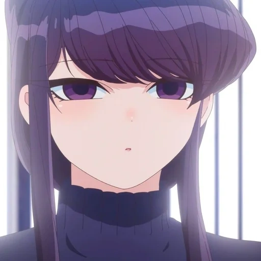 animação, komi san, animação amino, menina anime, personagem de anime