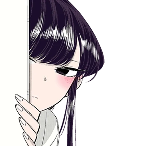 anime, imagen, komi san, chicas de anime, komi san wa komyushou desu anime