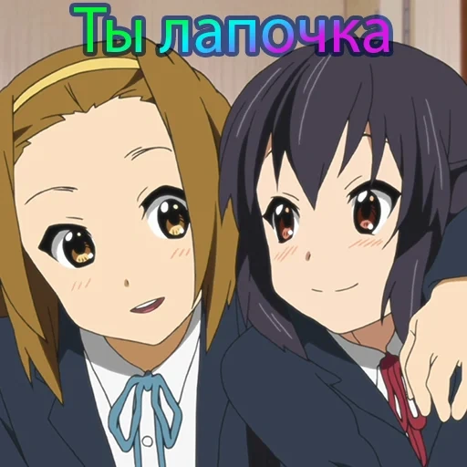 k on, keion yui, keion anime, amiche anime, ritsu è il segreto di adzus