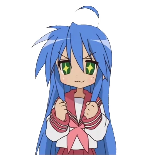 animeshka, estrela da sorte, oda spring, personagem de anime, personagens cômicos de konata
