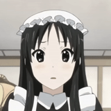 akiyama mio, anime icons, keion yui miner, mio akiyama is maid, anime vyandanda is maid