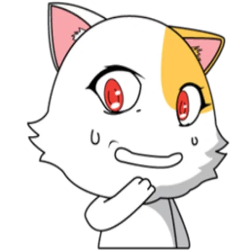 anime, chibi cats, cute cats, katiki kavai, japanese cat