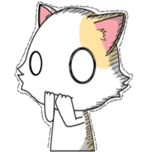 neko, cat, chibi cat, chibi cats, emoji is not kat