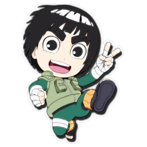 рок ли, рок ли чиби, чиби наруто рок ли, чибики рок ли наруто, rock lee no seishun full power ninden