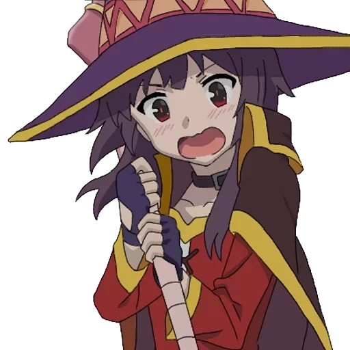 megumin, megumin lolly, megumin screenshots, konosuba megumin, anime konosuba megumin