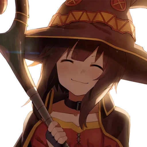 megumin, arts megumin, megumin anime, megumin screenshots, konosuba megumin