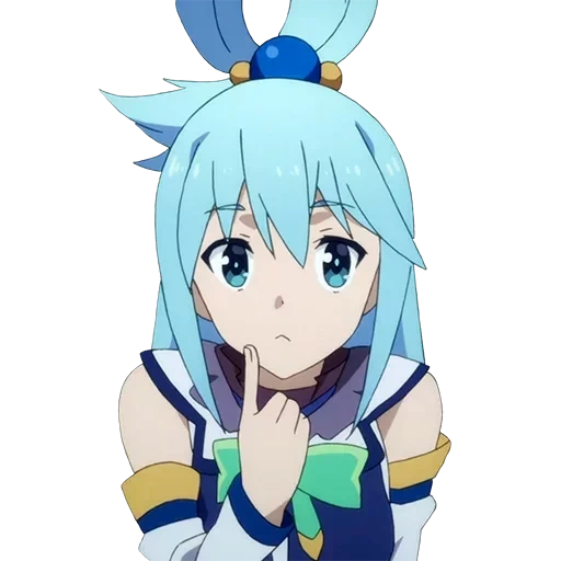 konosoba, aqua konosoba, konosuba, símbolo de expresión de ono de agua, konosuba frailecillo