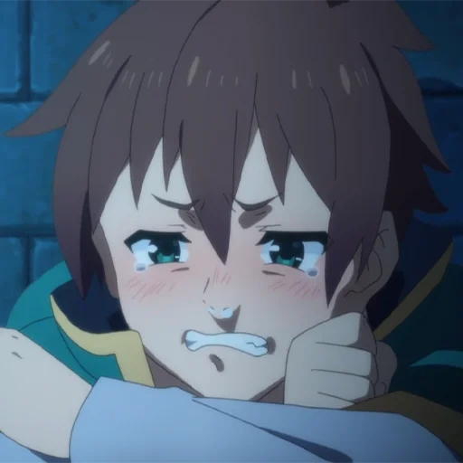 anime konosuba, cazum konosuba, tiros de konosube de kazuma, el señor de la oscuridad de la konosuba, marcos de la serie animada de konosuba