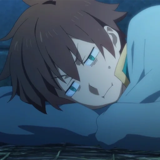 konosuba, kazuma is sleeping, konosuba kazuma, this is a wonderful world, the lord of the darkness of the konosuba