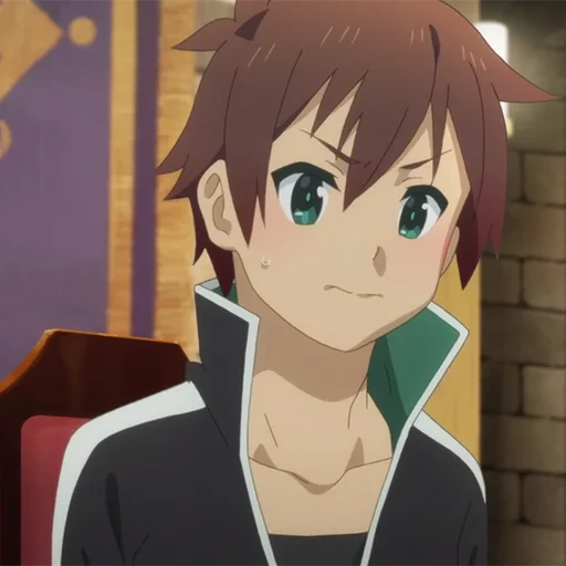 kazuma, cazuma sato, kazum anime, konosuba anime, konosuba kazuma