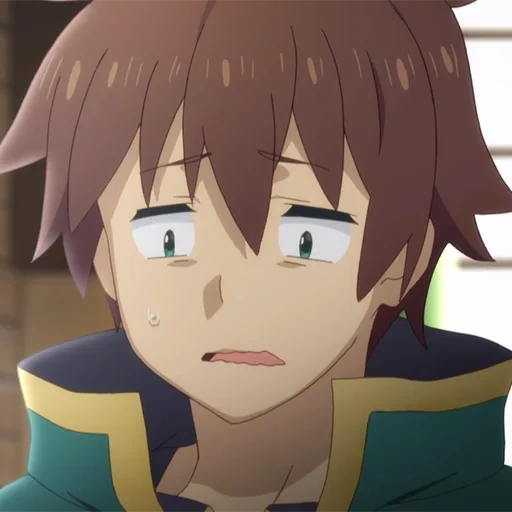 kazuma san, mème konosuba, anime konosuba, cazum konosuba, anime konosuba kazuma