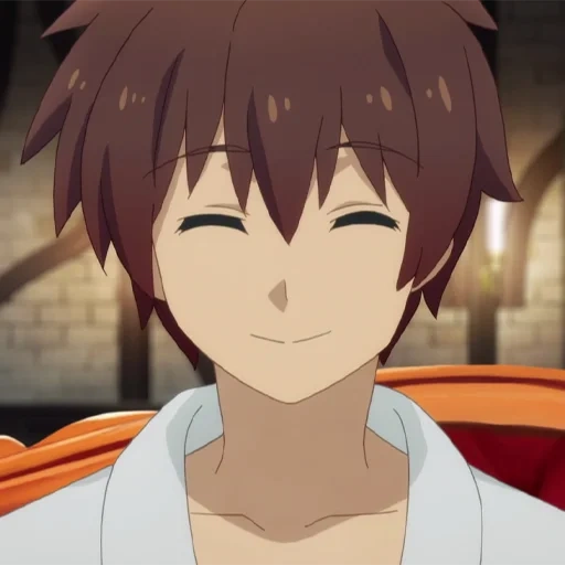 kazuma, tiros de kazuma, kazuma sempai, cazum konosuba, anime sato kazuma