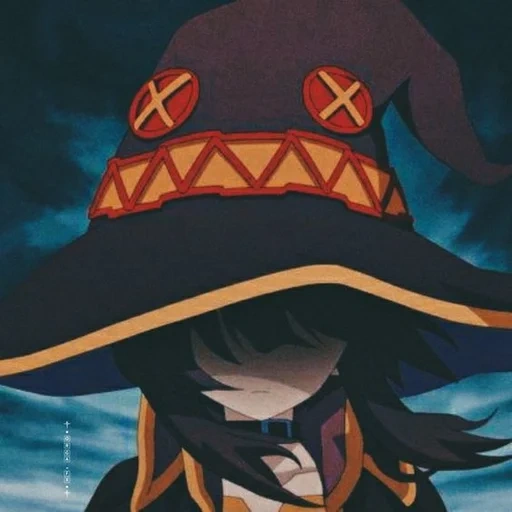 macroamine, dollar animation, miguming hat, korno megumin, konosuba meigumin