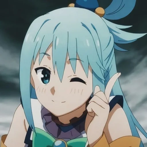 konosuba, aqua konosuba, aqua konosuba, aqua anime konosuba, tangkapan layar aqua konosuba