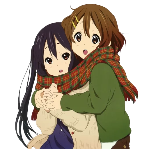 figure, keyon yui, heavenly hug, cartoon hug, keyon yui azusa