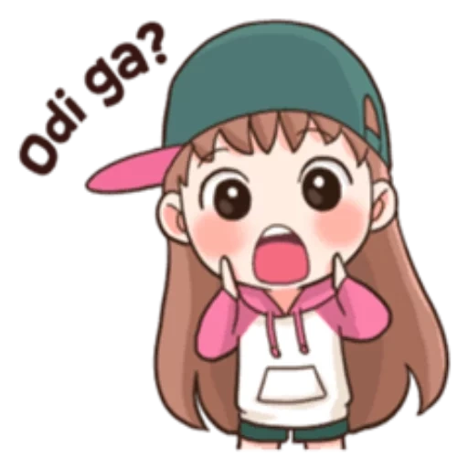 chibi, picture, korean watsap, korean kpop stickers