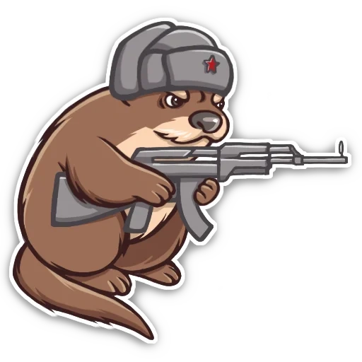 otter, ks go, beaver weapons, tragedy protein memes