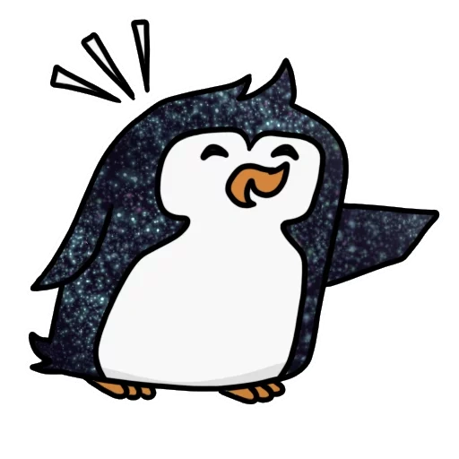 emoticon di emoticon, i pinguini