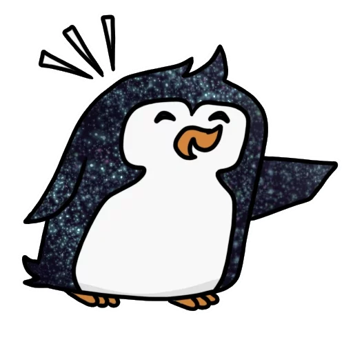 emoji, pinguin