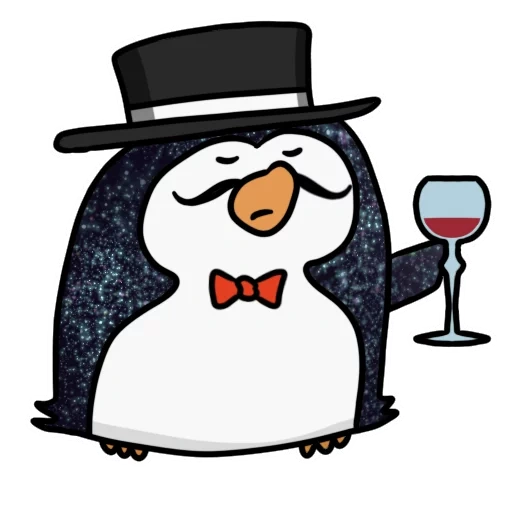 penguin, cartoon penguin