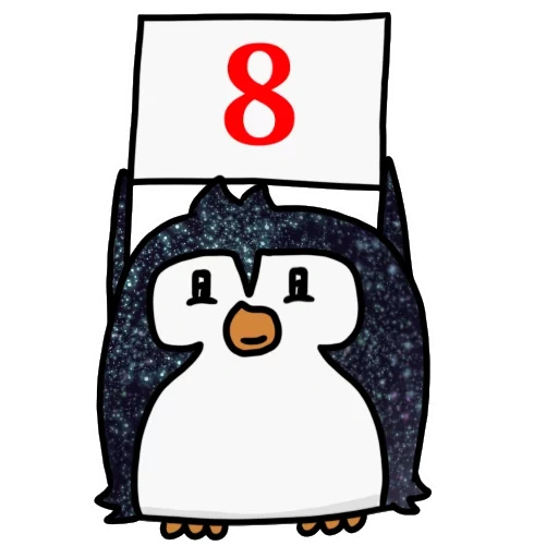 penguin, dibujo de pingüino