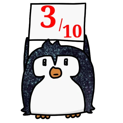 penguin, dibujo de pingüino