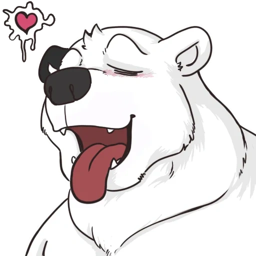 urso, urso polar, lápis de urso polar