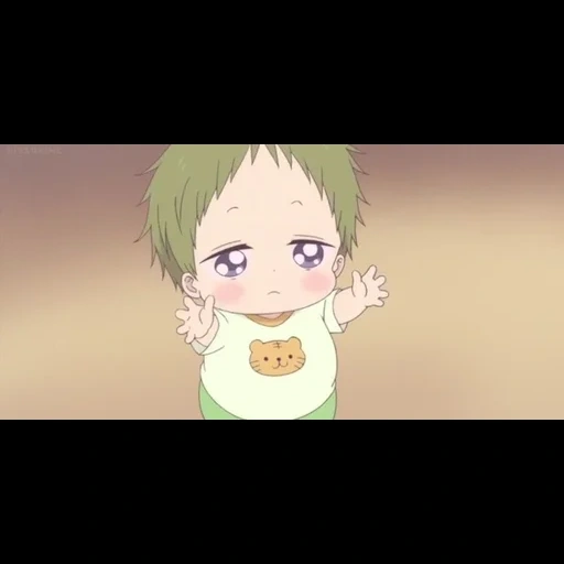 chuanwai anime, cute anime, anime charaktere, schöne anime-figur, gakuen babysitter kotaro