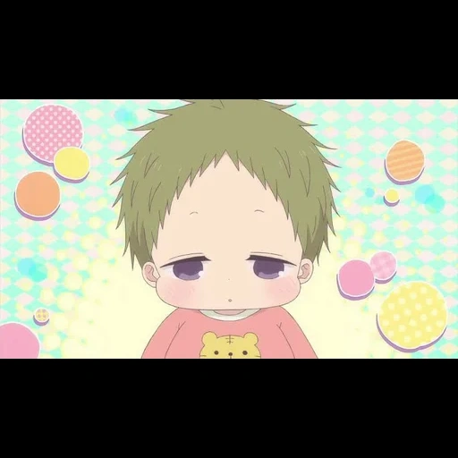 anime kawai, anime yang lucu, anak anak anime, karakter anime, gakuen babysitters kotaro