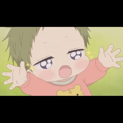 anime baby, chen kotaro, animation outside sichuan, cartoon cute, cartoon character